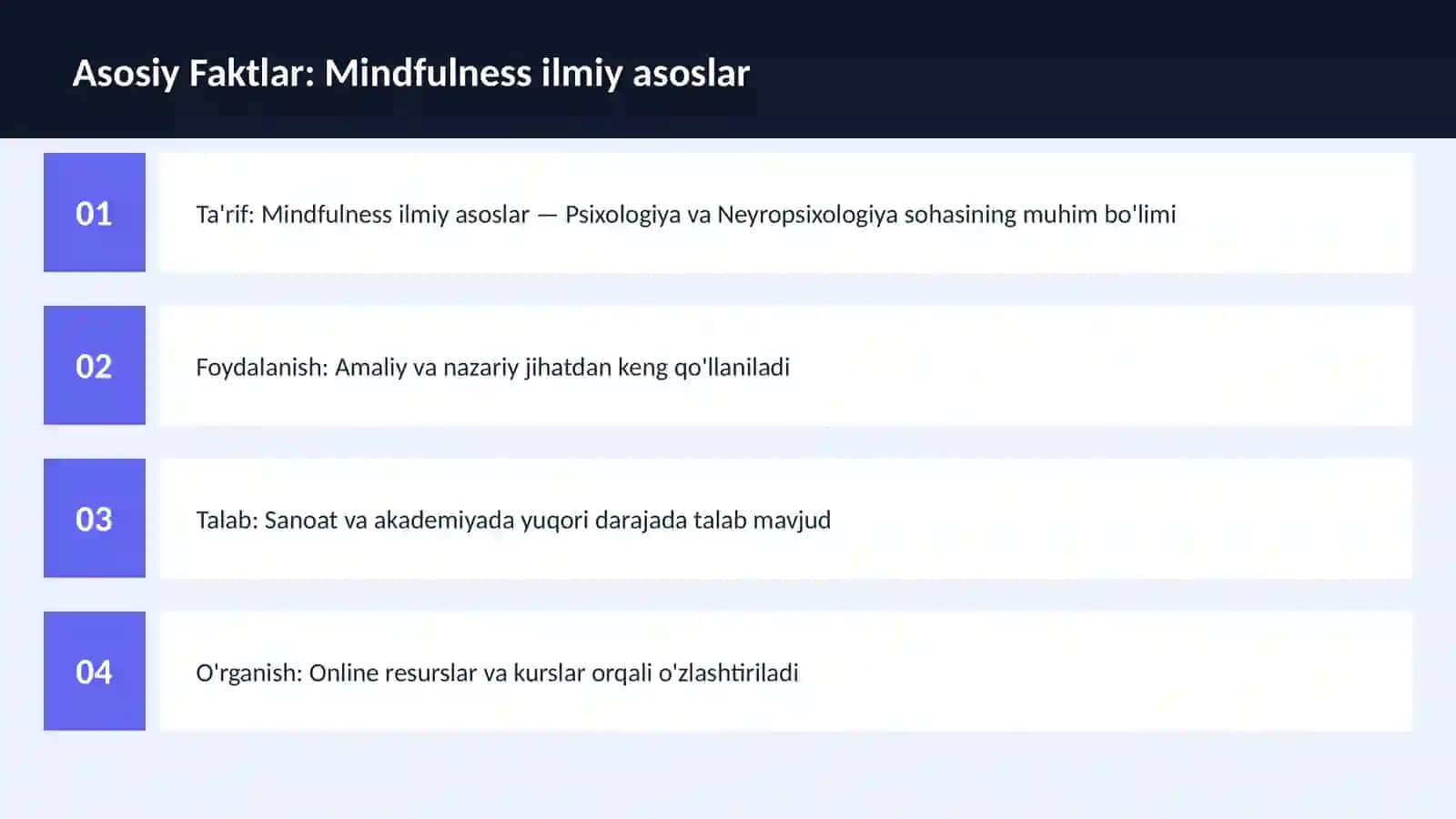 Mindfulness ilmiy asoslar 3