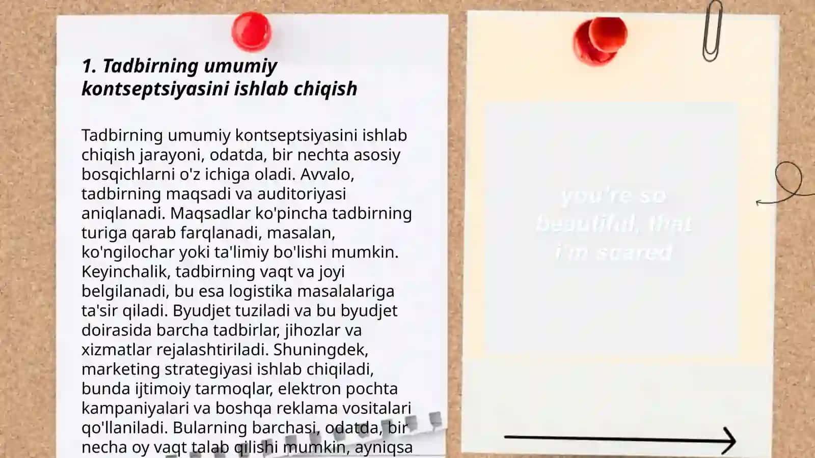 Xayr maktab tadbiriga tayyorlanish va uni ótkazish 3