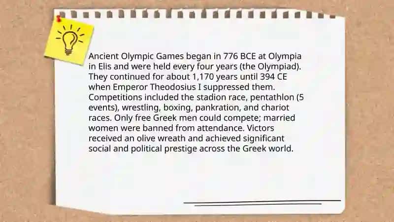 The Olympics games 3