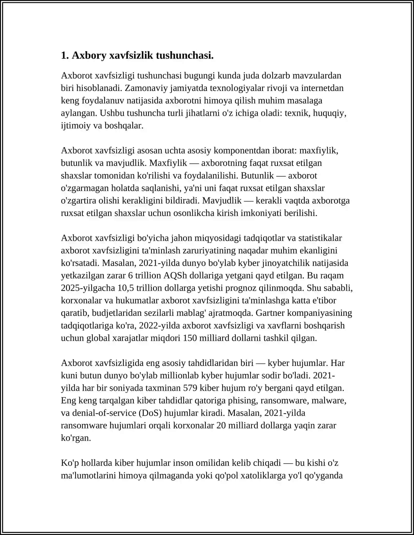 AXBORIY PSIXOLOGIK XAVFSIZLIK 3