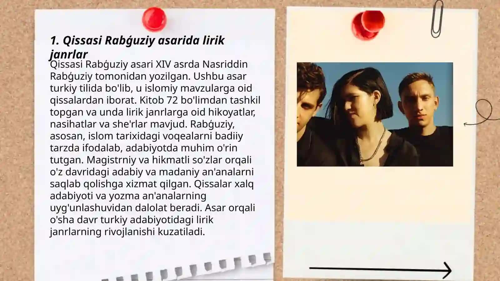 Qissasi rabģuziy asarida kichik lirik janrlar 3
