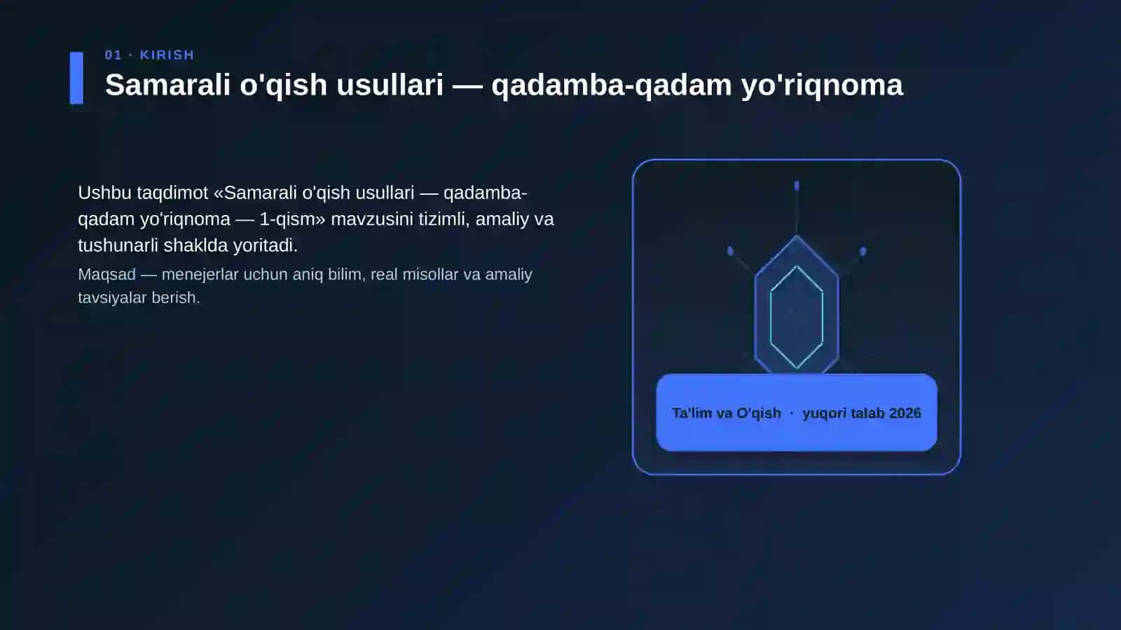 Samarali o'qish usullari — qadamba-qadam yo'riqnoma — 1-qism 3