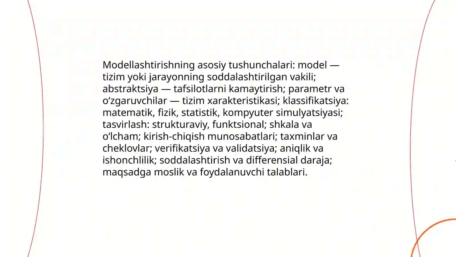 Modellashtirish 3