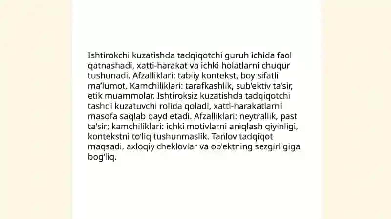 Psixologiya tadqiqot metodlari kuzatish eksperiment 3
