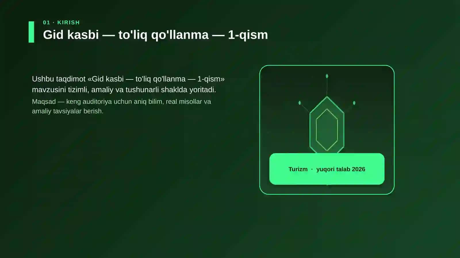 Gid kasbi — to'liq qo'llanma — 1-qism 3
