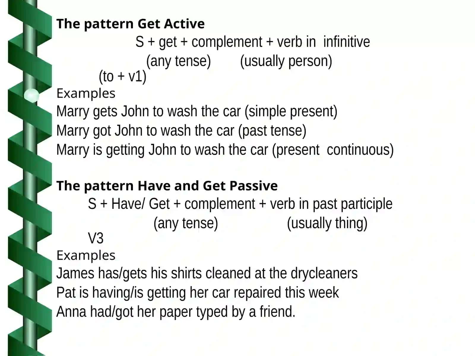 CAUSATIVE VERBS 3