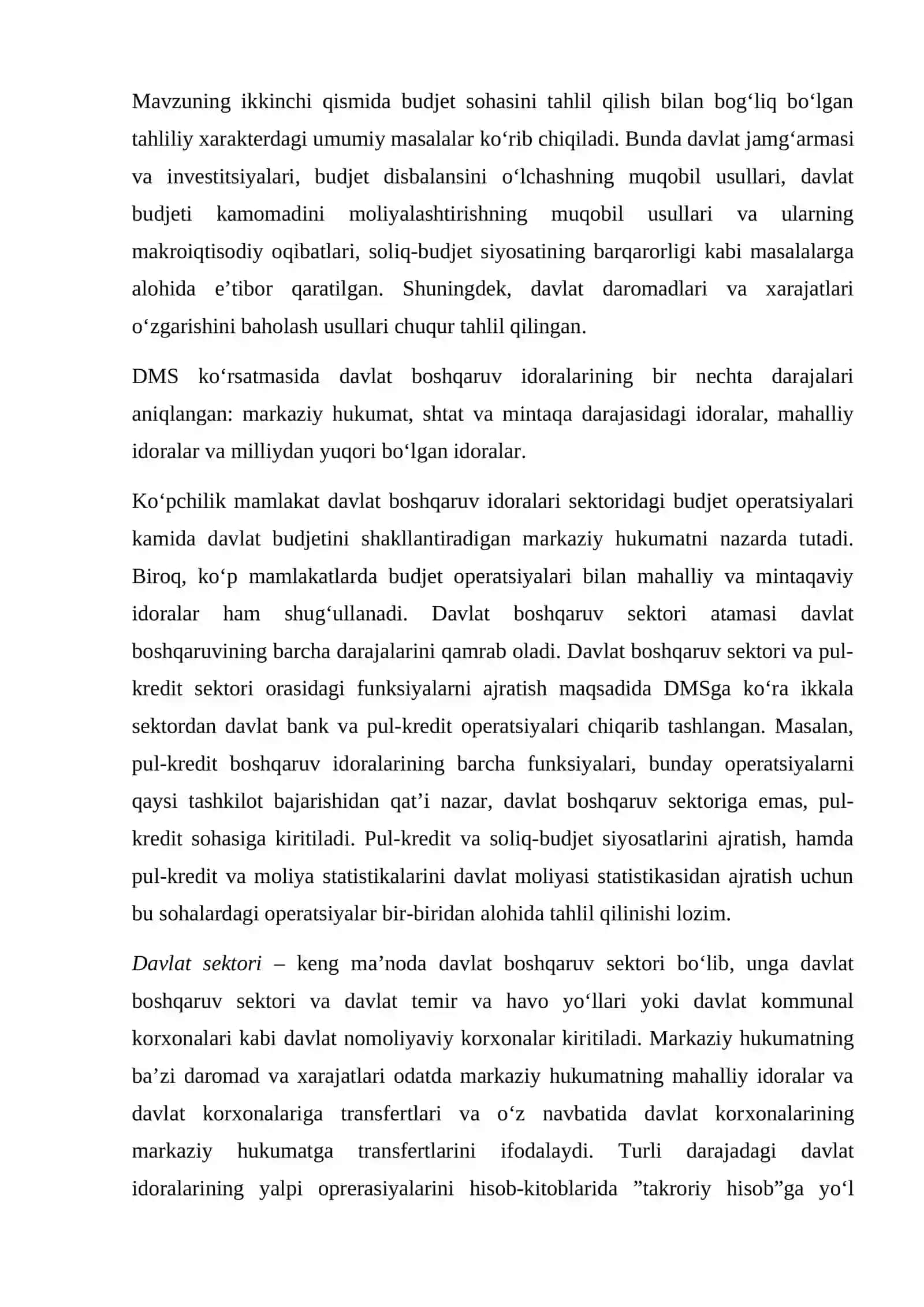Soliq-budjet sektori tahlili va bashorati 3