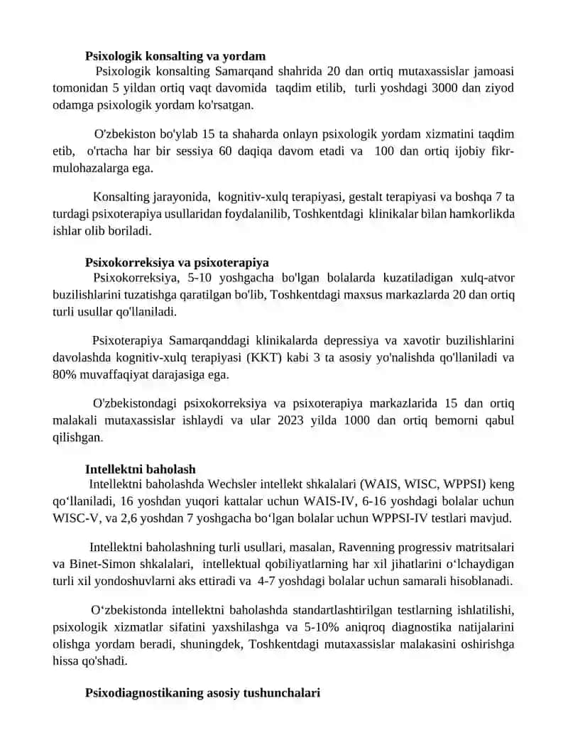 Психодиагностика ва амалий психология хакида тушунча 3