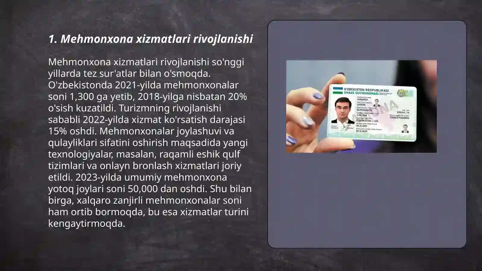 Mehmonxona xizmatlari rivojlanishi 3