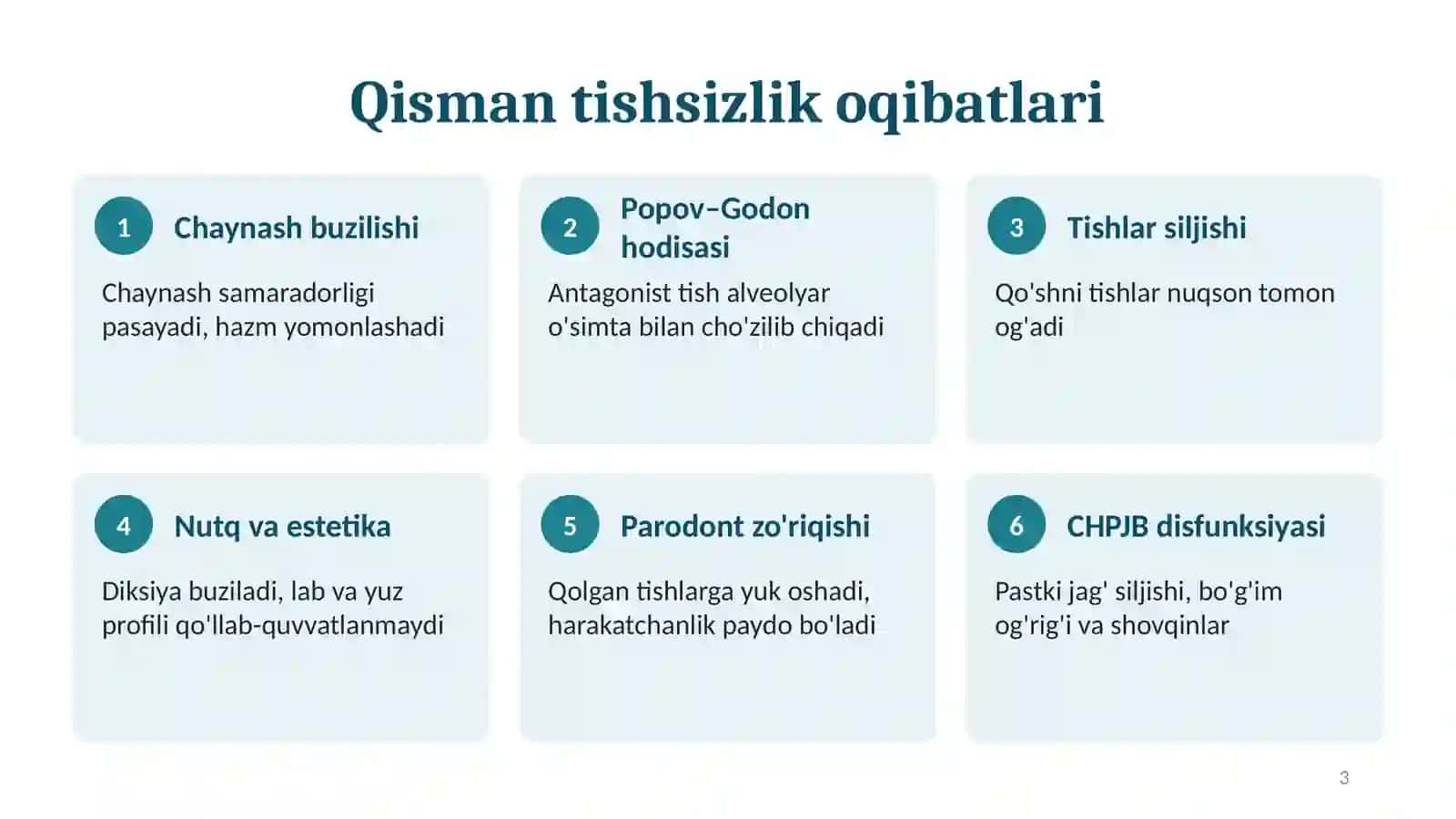Qisman olib qo'yiluvchi plastinkali tish protezi 3
