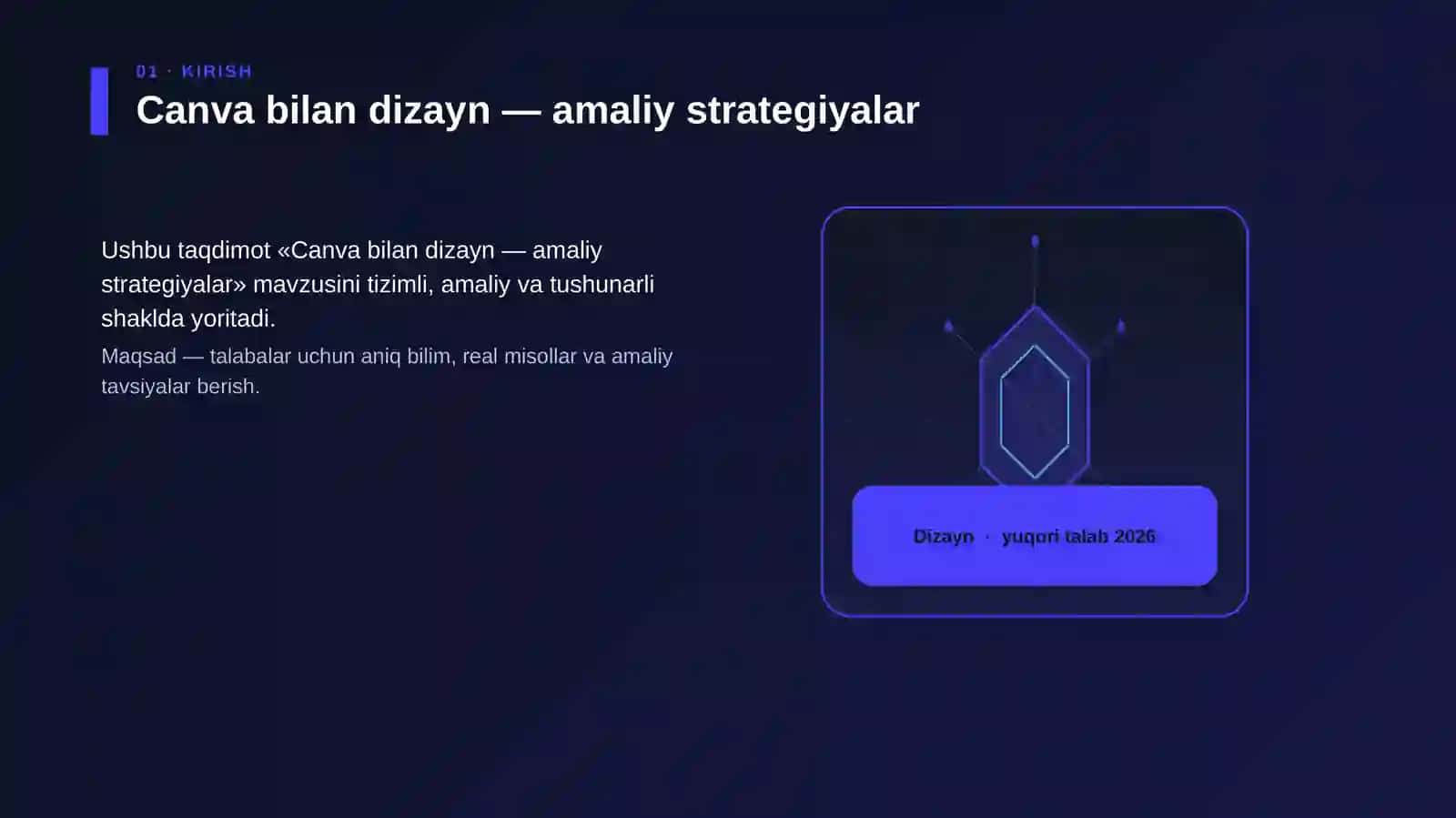 "Canva bilan dizayn — amaliy strategiyalar" 3