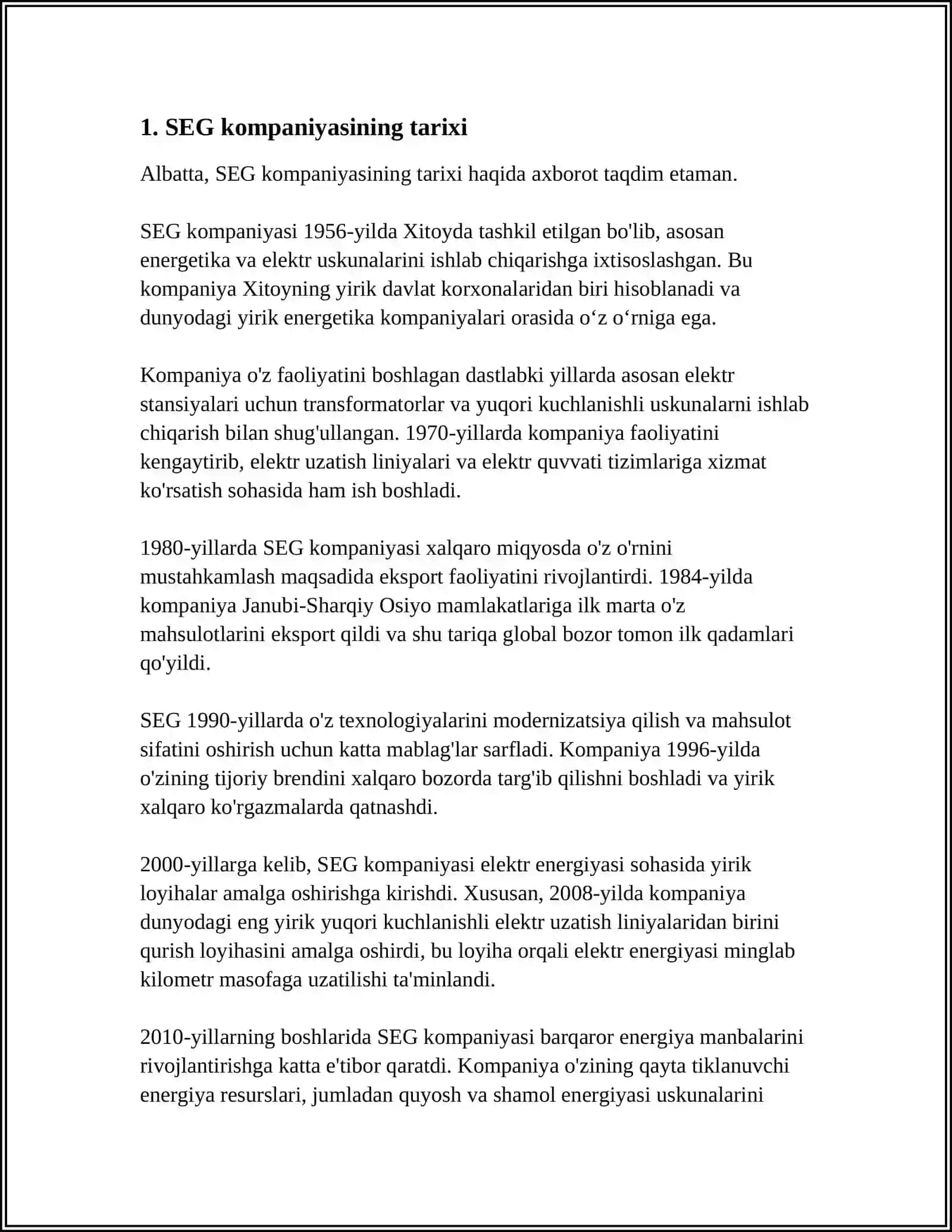 SEG KAMPANIYASI 3