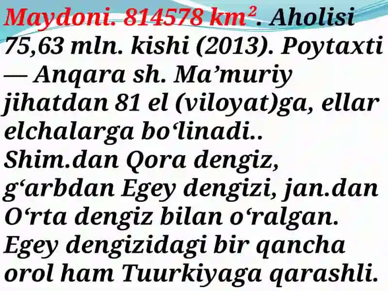 TURKIYA DAVLATI 3
