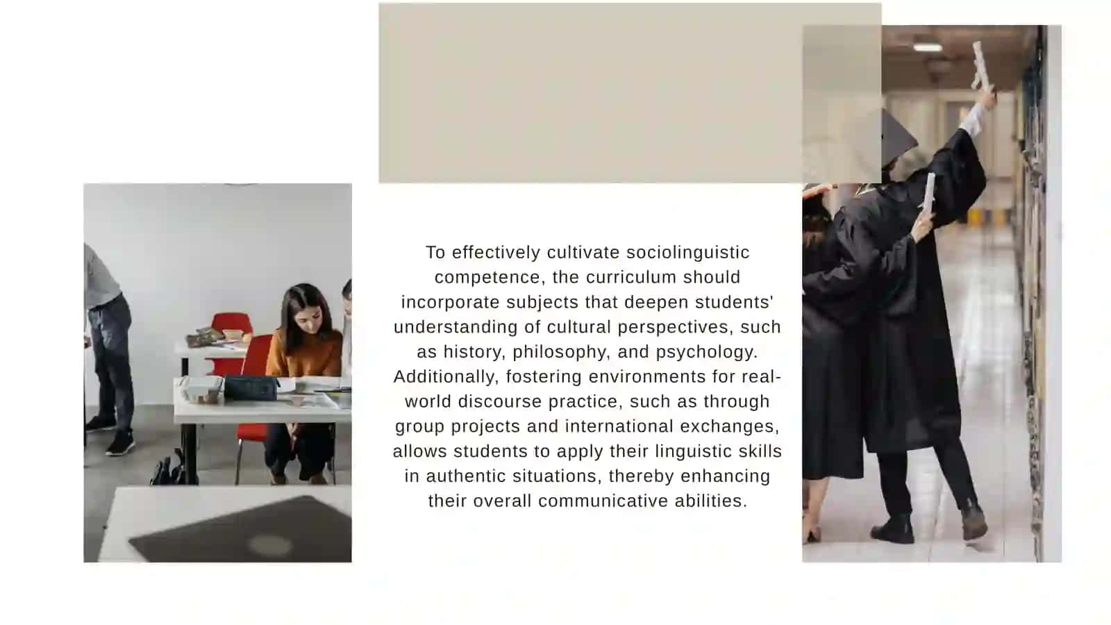 IMPROVING STUDENTS' SOCIOLINGUISTIC COMPETENCE 3