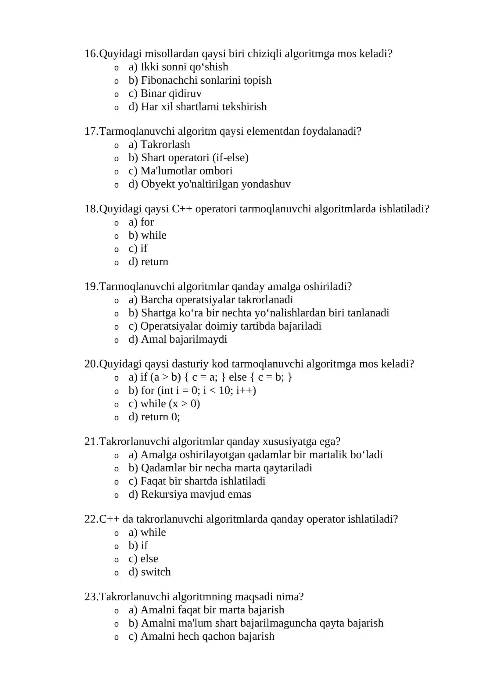 Algoritmning Tushunchasi 3