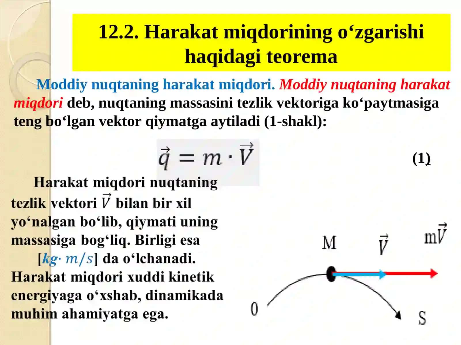 DINAMIKANING UMUMIY TEOREMALARI 3