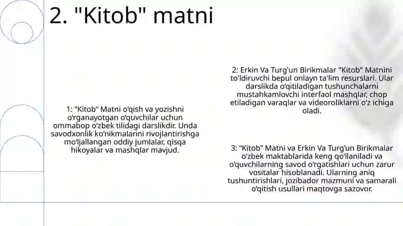 Kitob Mutolaasi 3