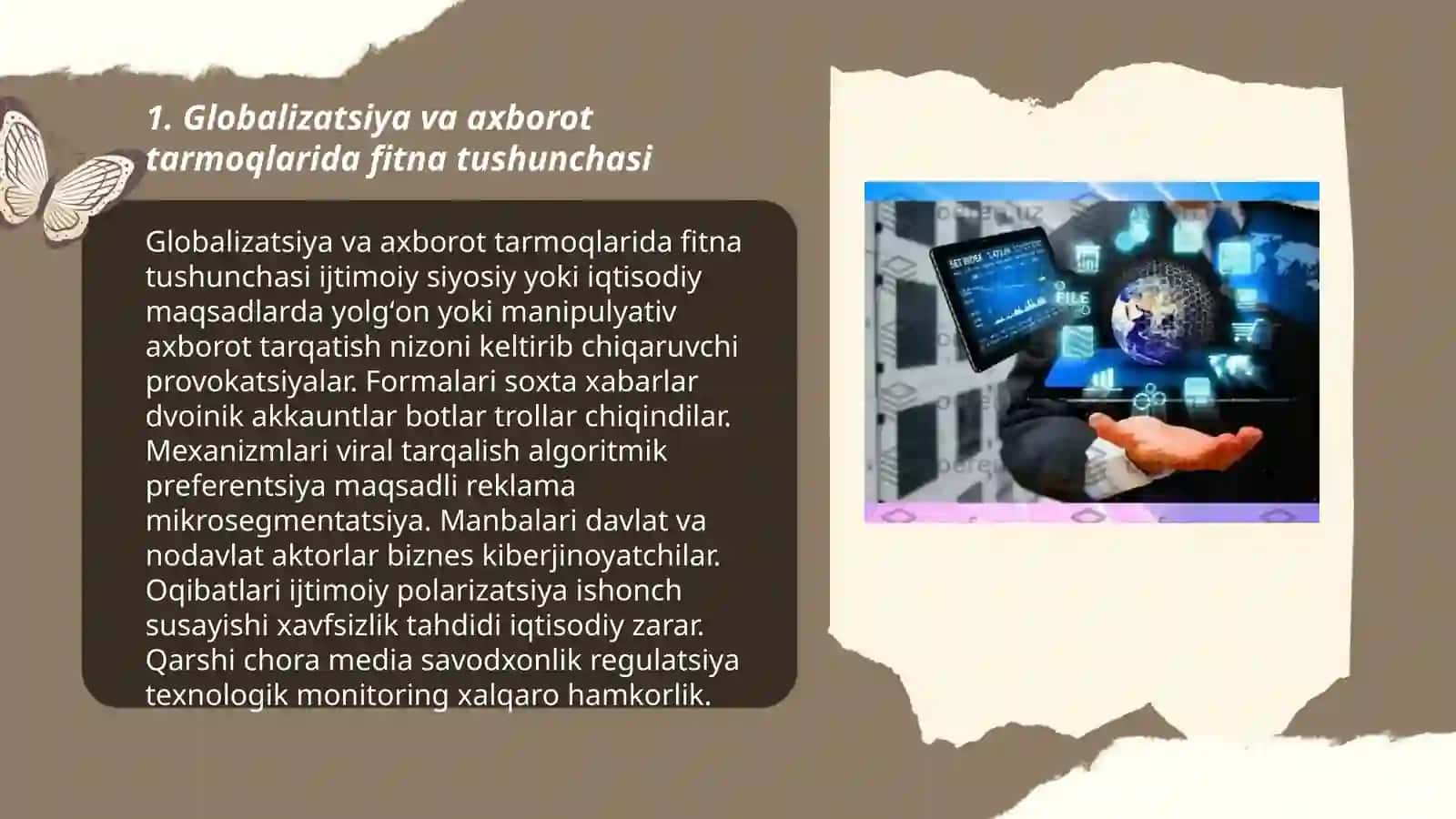 Zamonaviy globallashuv integratsiya ahborotlashtirish tarmogʻidagi fitna va ahloqiy hujumlar va ularning oqibatlari 3