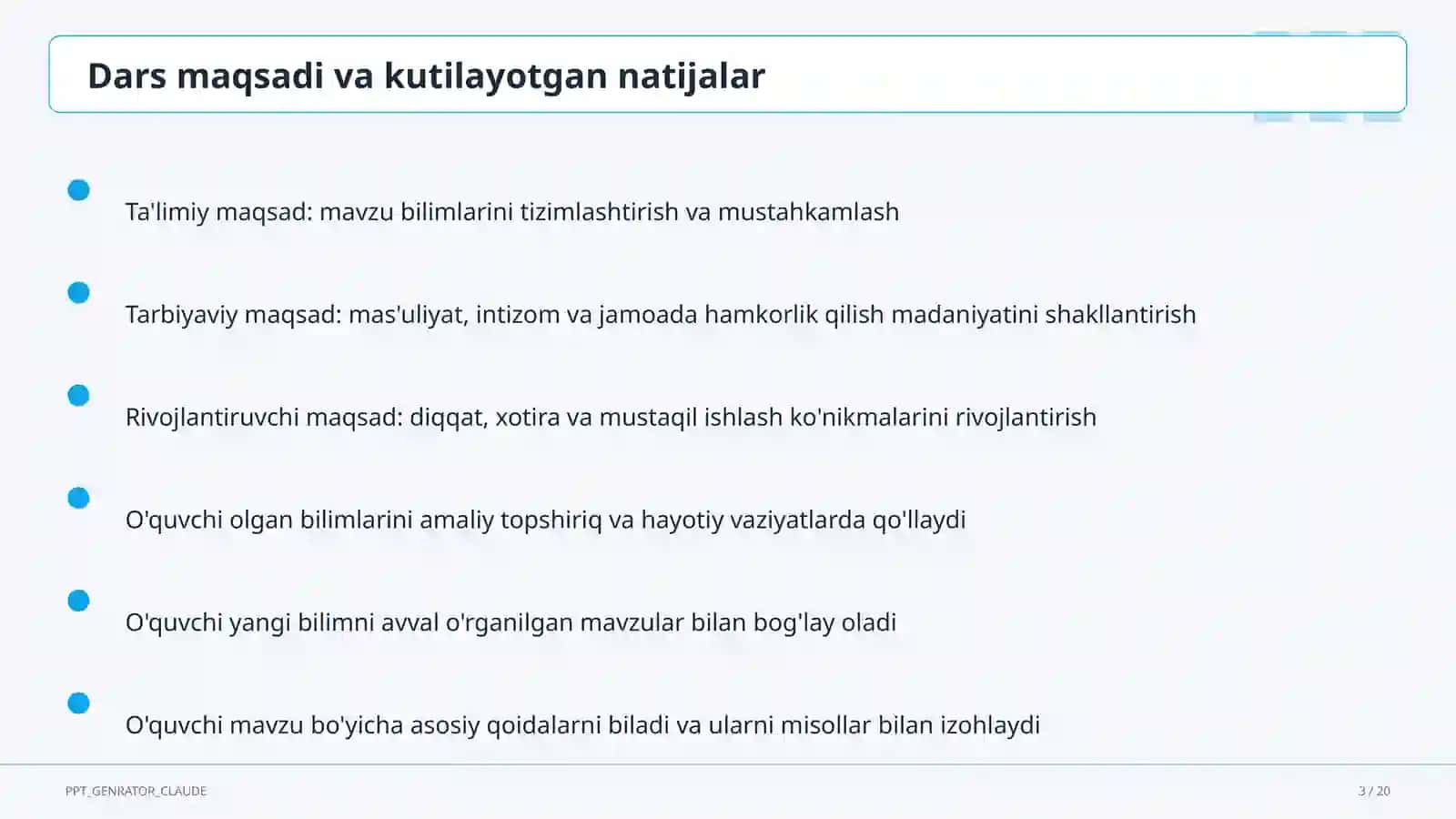 Me'morchilik yodgorliklari: Registon va Ichan-qal'a (6-sinf) 3