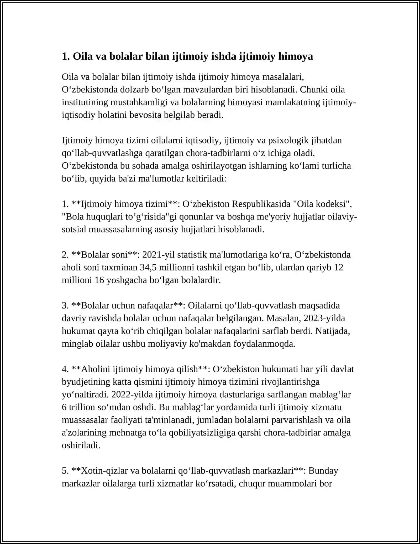 OILA VA BOLALAR BILAN IJTIMOIY ISH 3