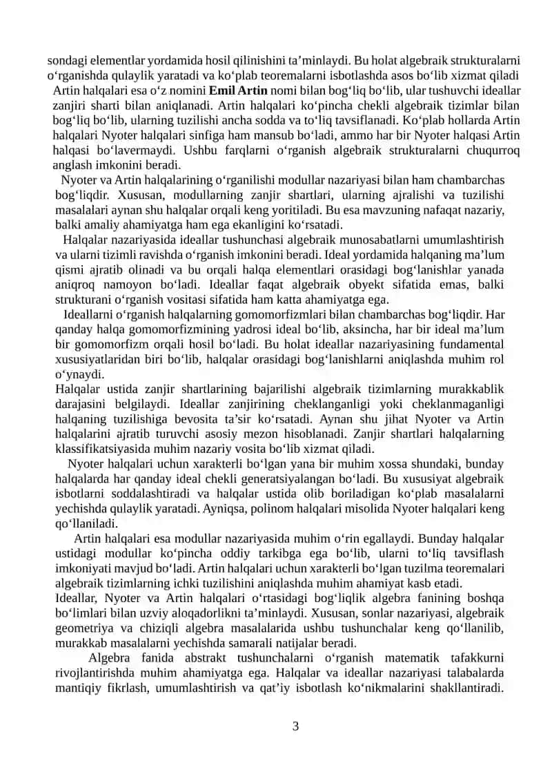 Halqa va ideal tushunchasi 3