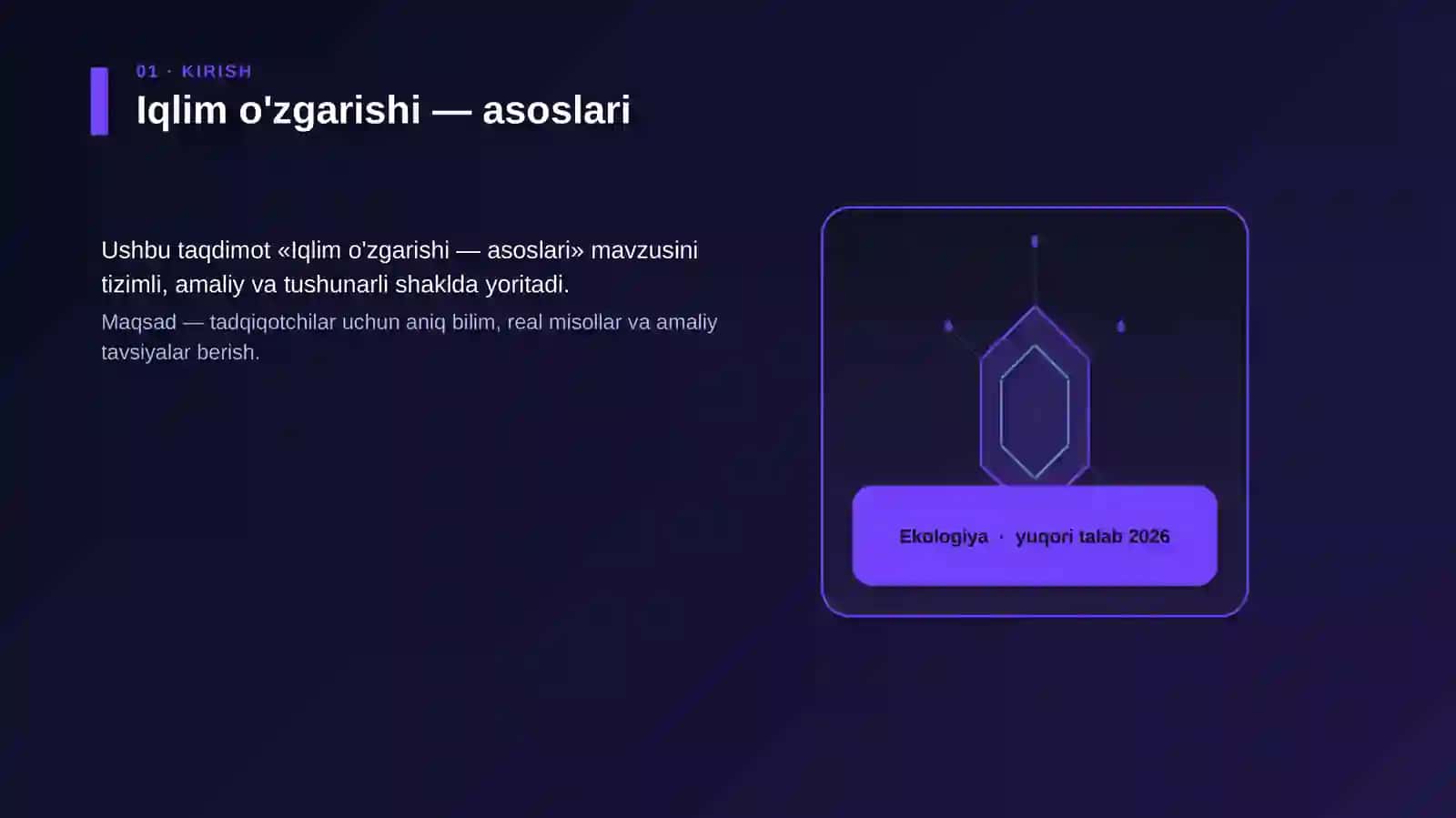 Iqlim o'zgarishi — asoslari 3