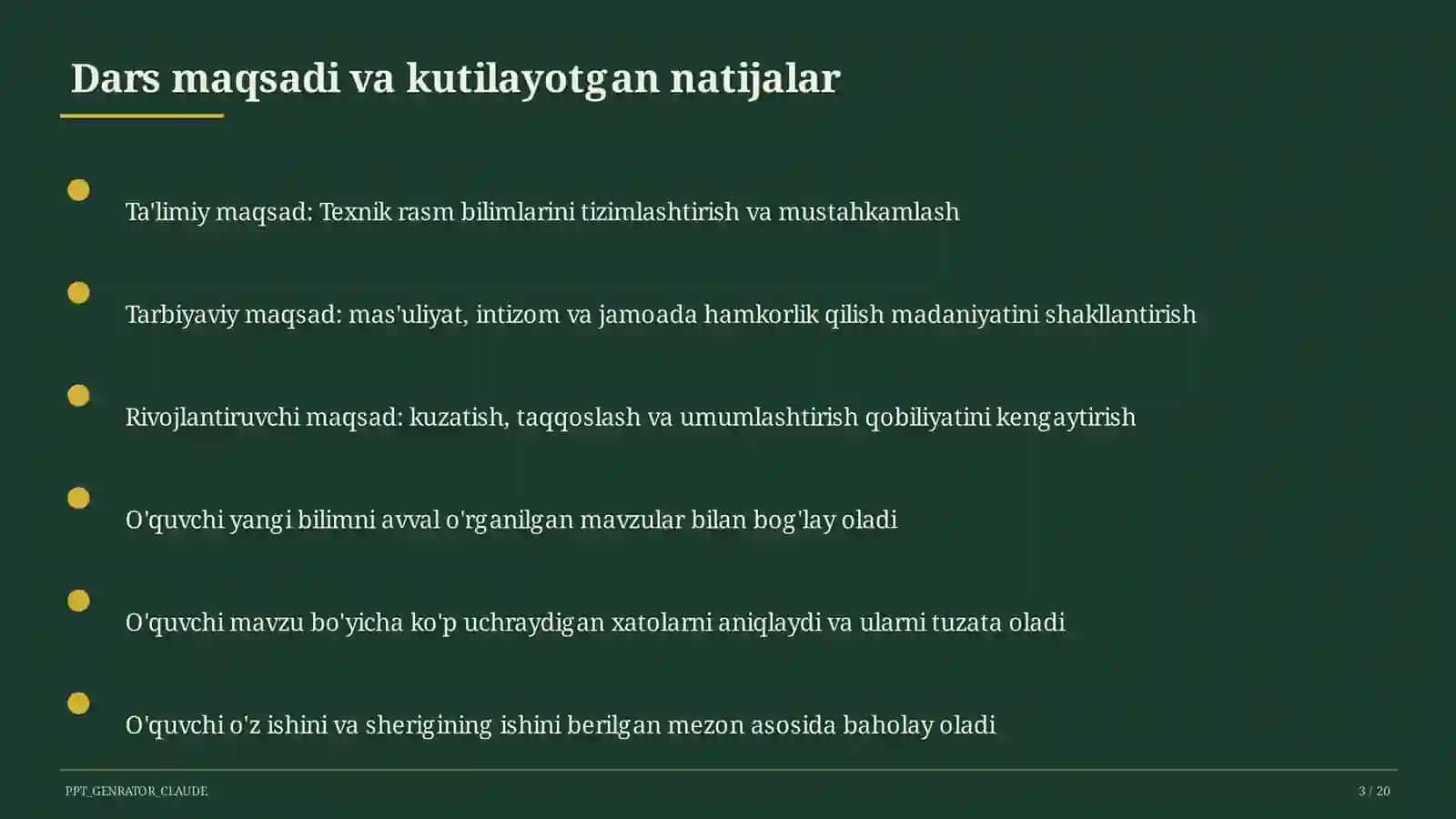Texnik rasm (8-sinf) 3