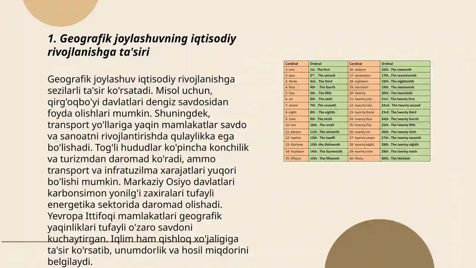 Geografik asosning ijtimoiy iqtisodiy asosi 3