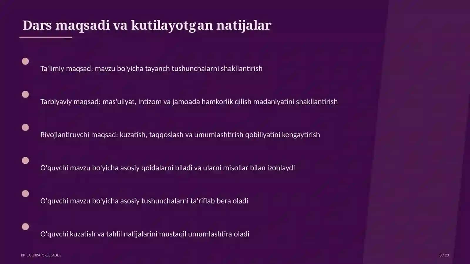 Otlarda son, egalik va kelishik (6-sinf) 3