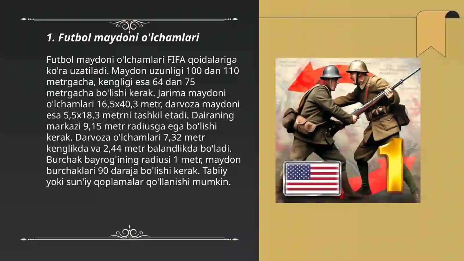 Sport o'yinlari futbol o'yin qoidalari 3