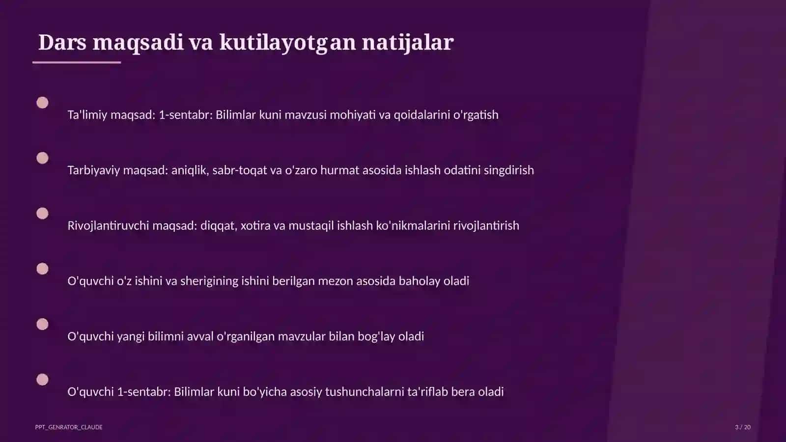 Sinf soati va tarbiyaviy tadbirlar 3
