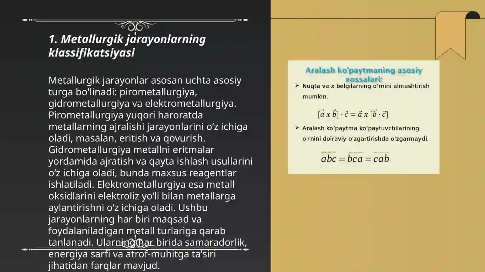 Metallurgik jarayonlarning turlari va asosiy xarekteristikasi 3