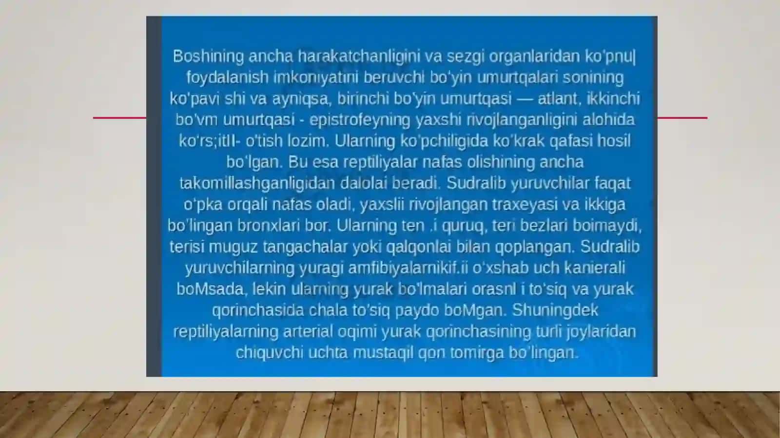 Sudralib yuruvchilar sinfi.Ildam kaltakesak 3