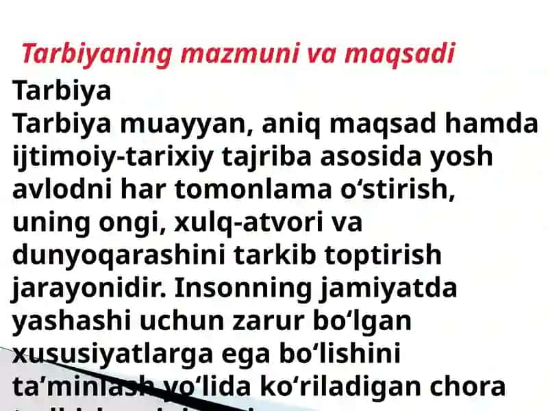 FAN:MAKTABGACHA TA’LIM TARBIYANI TASHKIL ETISH 3