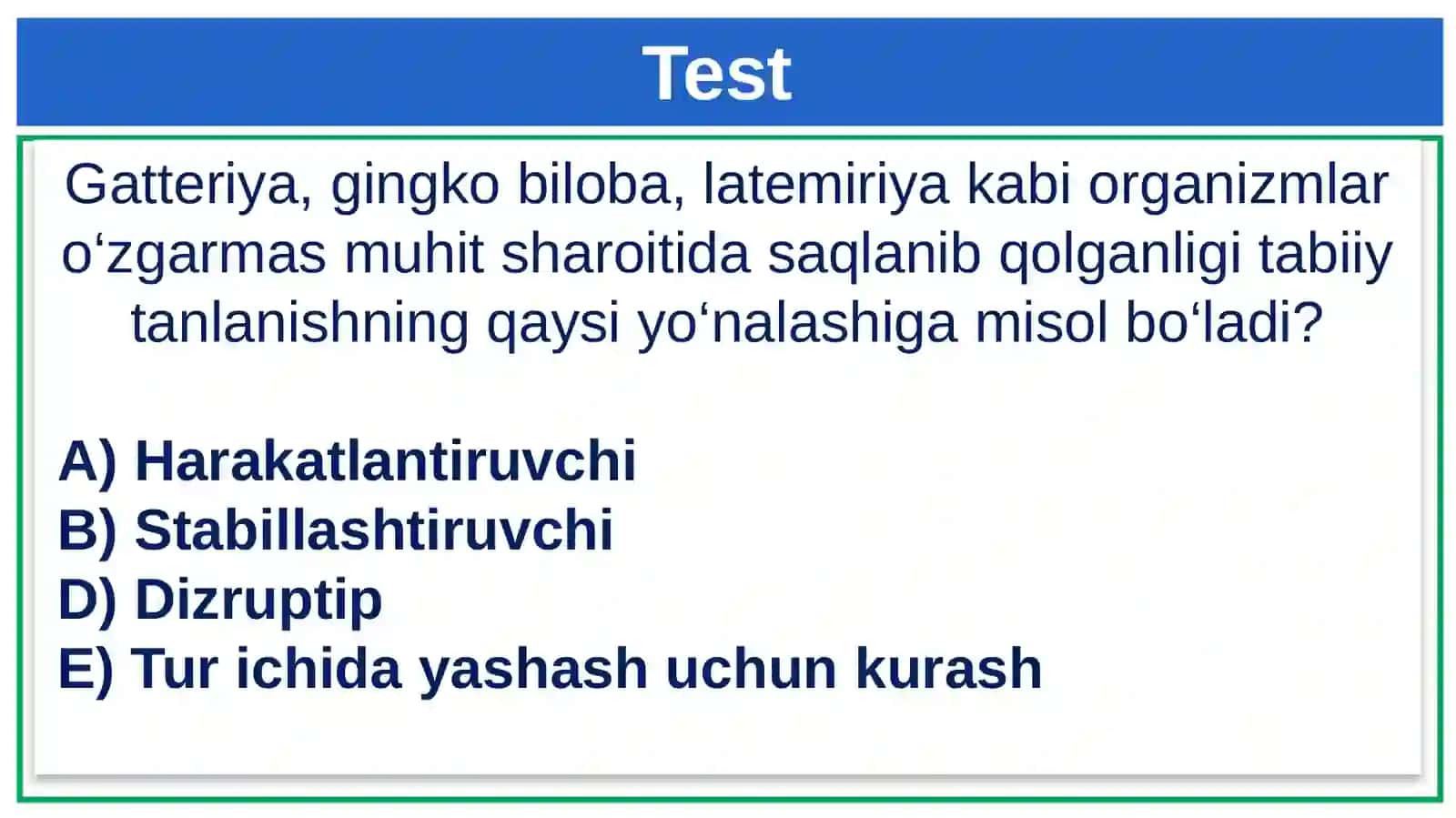 Genetika evolutsion taʼlimot 3