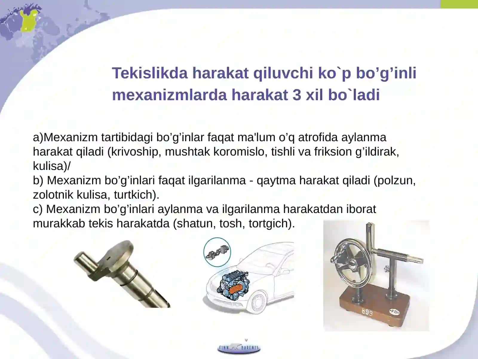 MEXANIZMLARNING KINEMATIK ANALIZI 3