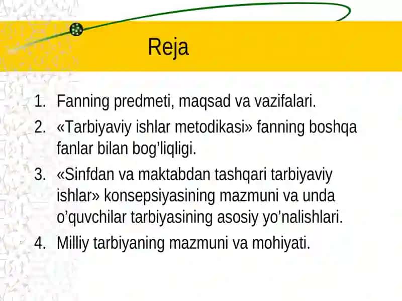 Tarbiyaviy ishlar metodikasi 3