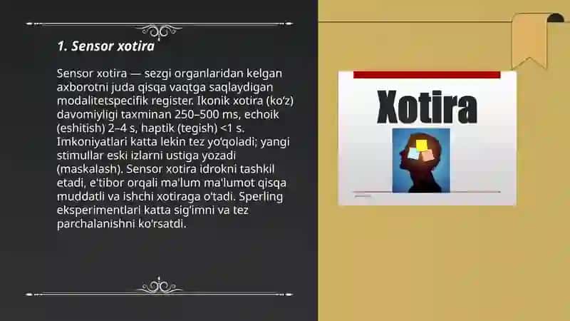 Sensor xotira 3