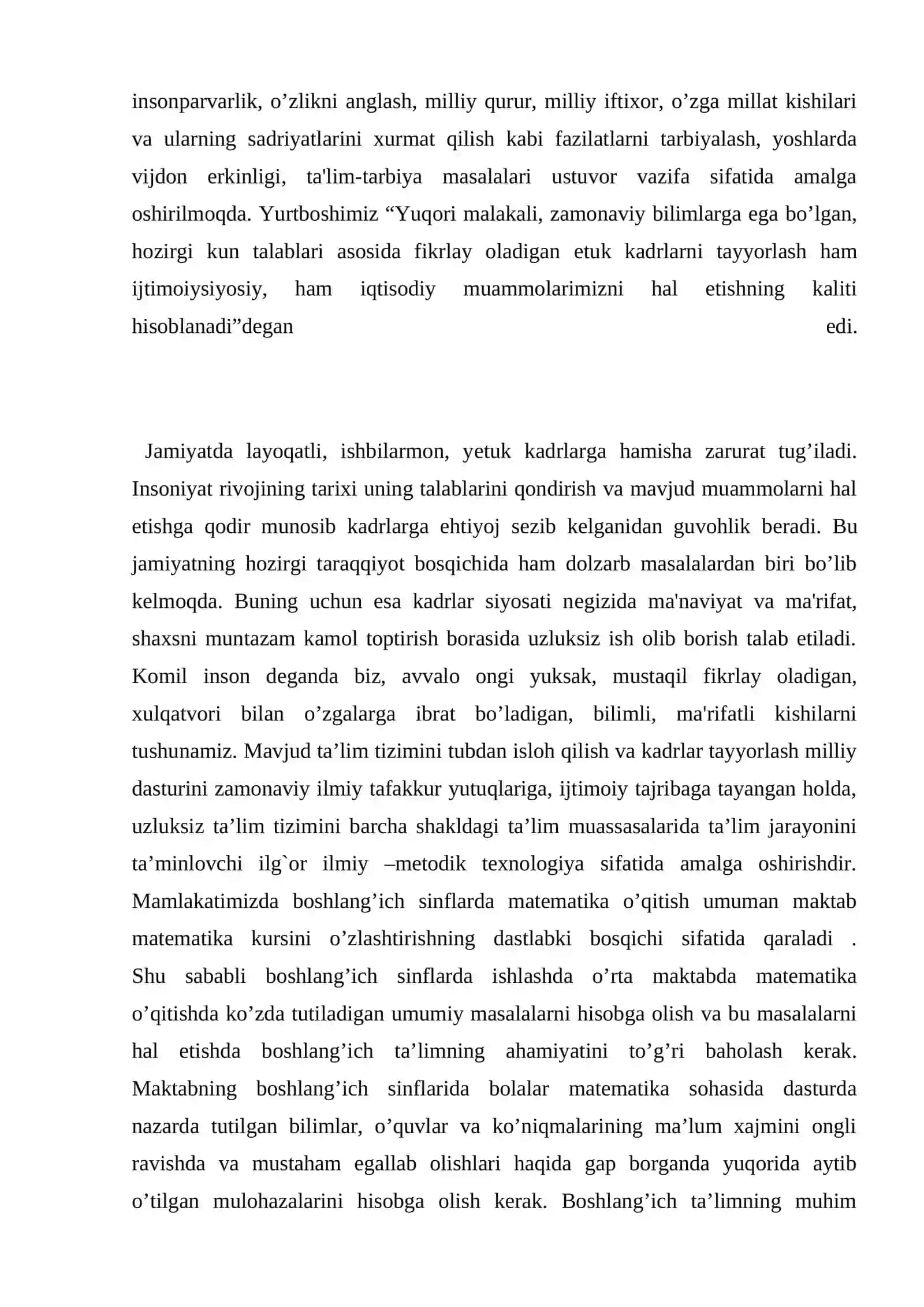 MATEMATIKA DARSLARIDA O’YIN VOSITASIDA O’QUVCHI IJODIY FAOLIYATINI RIVOJLANTIRISH 3
