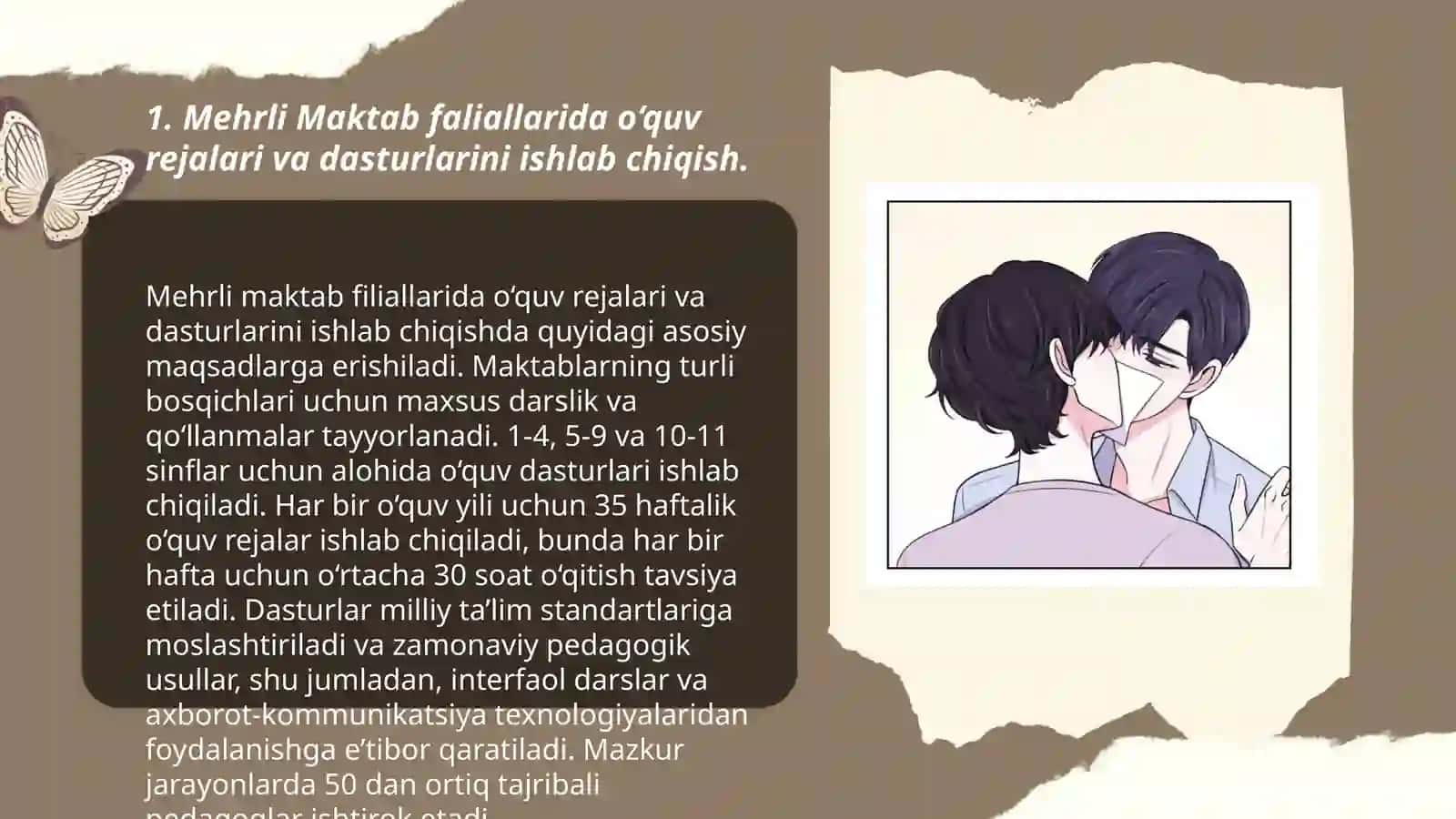 Mehrli Maktabning har bir tashkil etadigan fiallari uchun talim tarbiyalarini ishlab chiqish 3