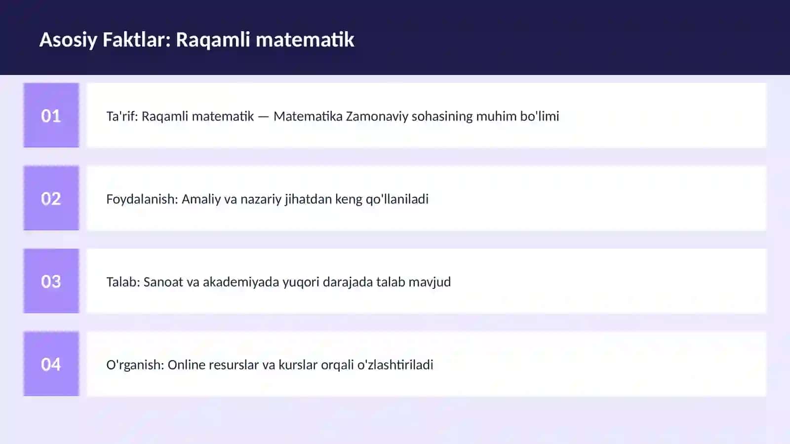 Raqamli matematik 3