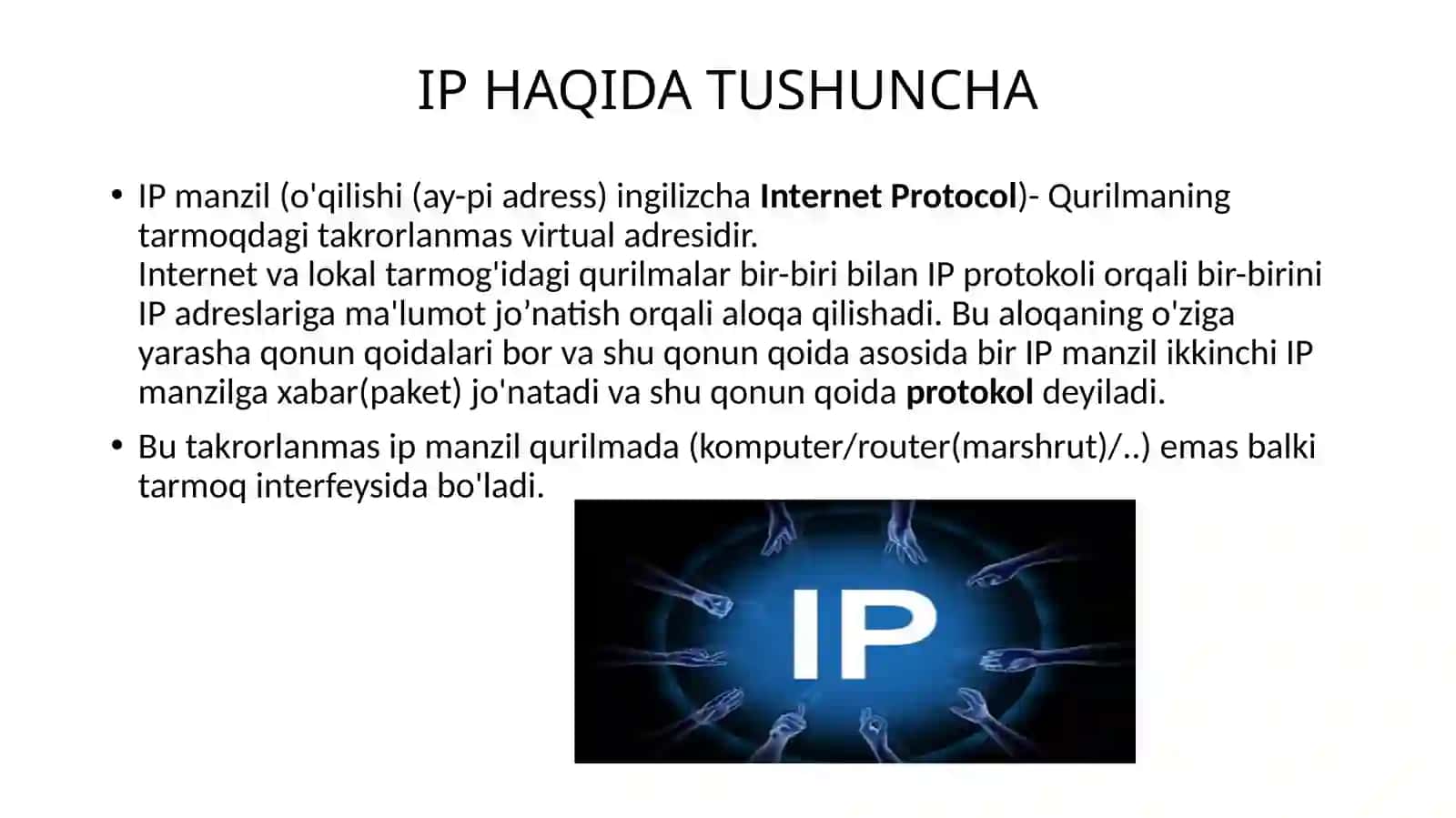 IPv4 va IPv6 protokollari 3