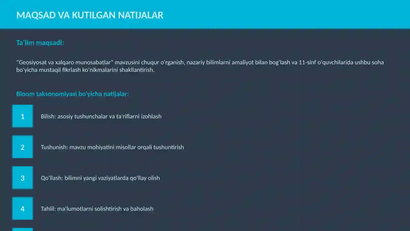 Geosiyosat va xalqaro munosabatlar 3