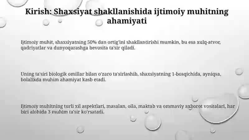 Shaxs taraqqiyotida ijtimoiy muhitning ta‘siri 3