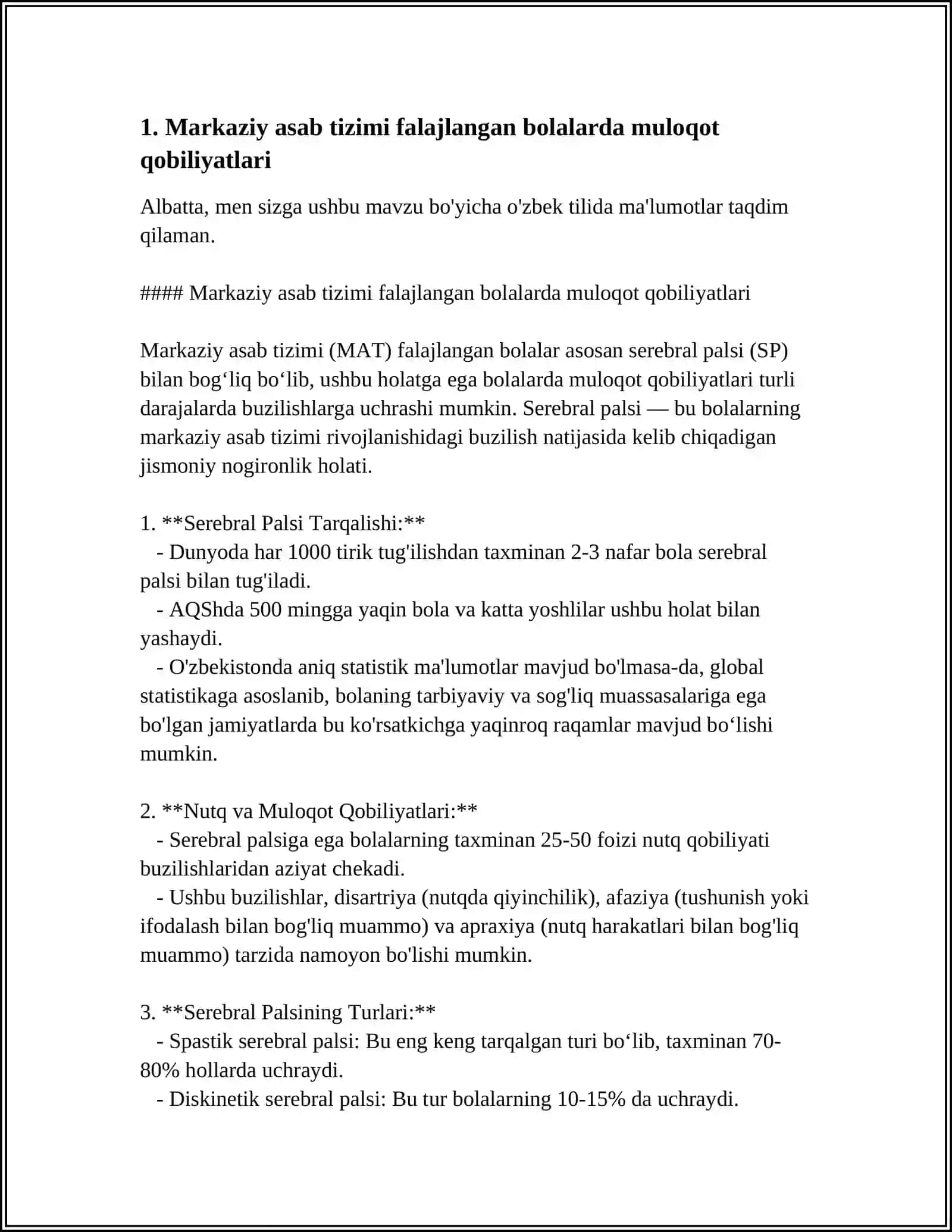 MARKAZIY ASAB TIZIMI FALAJLANGAN BOLALAR PSIXOLOGIYASI 3