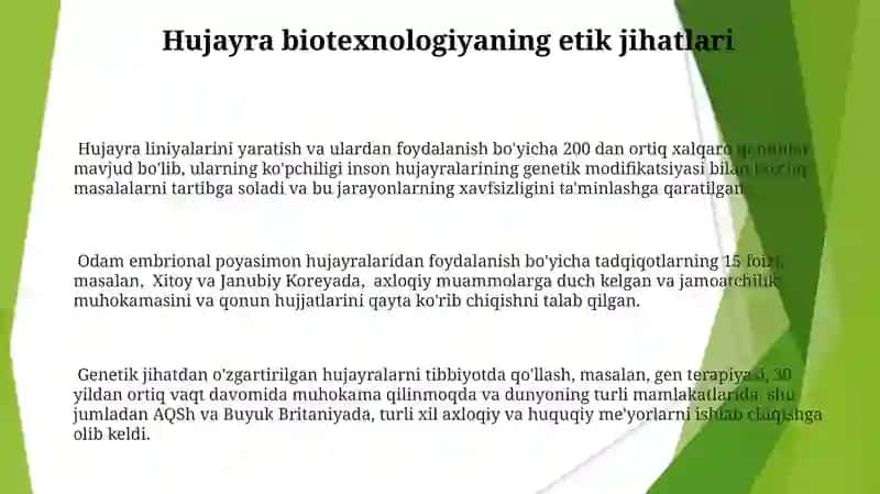 Hujayra biotexnologiyasi 3