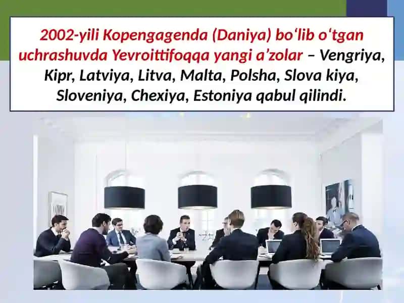 G‘arb mamlakatlarida integratsiyalashuv jarayonlarining jadallashuvi. Yevropa ittifoqi va AQSH munosabatlari 3