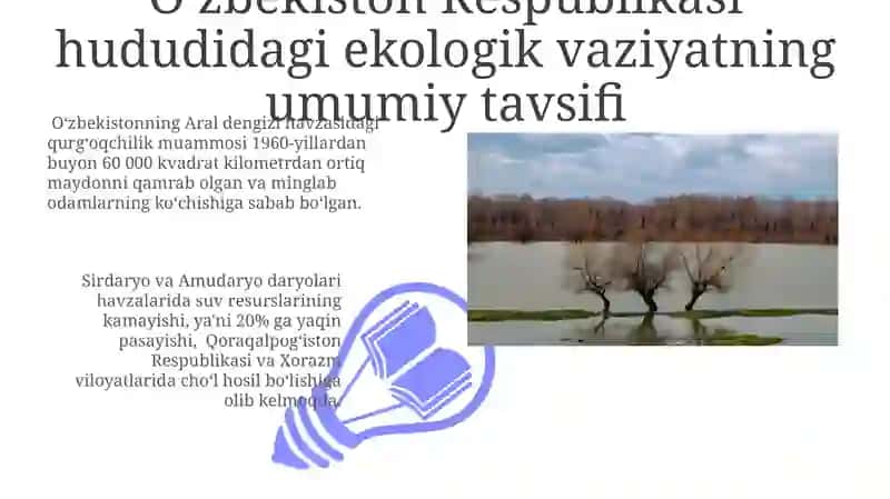 Oʻzbekiston Respublikasi hududidagi ekologik vaziyatlar va ekologik falokatli zonalar 3