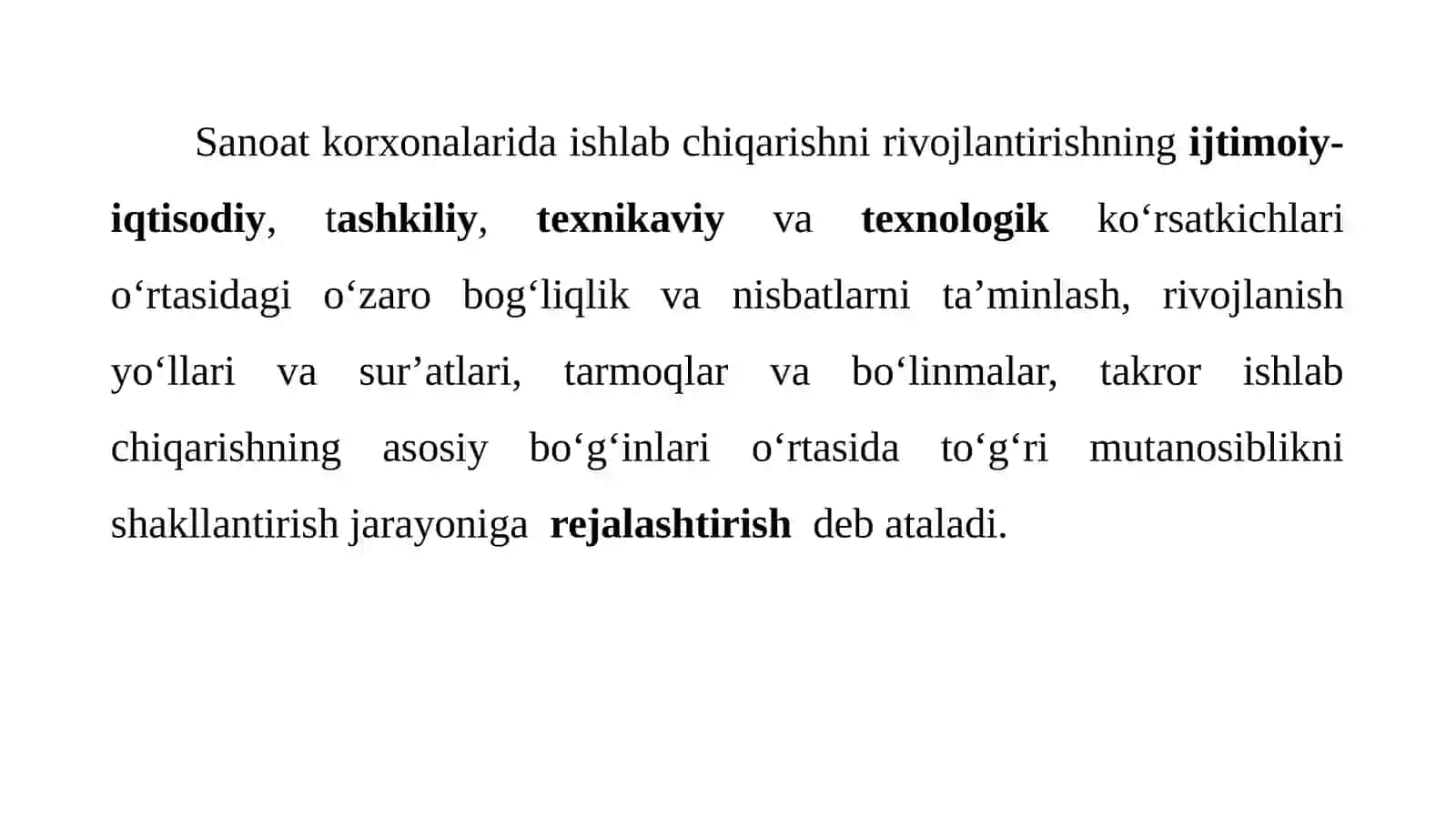 SANOAT KORXONALARIDA REJALASHTIRISH 3
