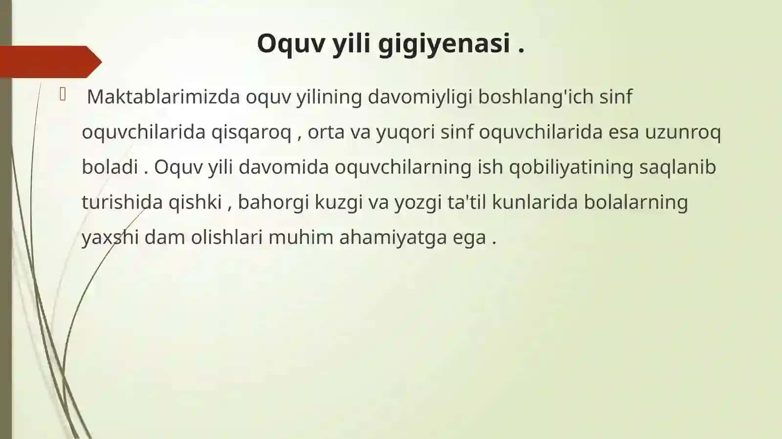 O'quvchilarni gigiyenik tarbiyalash 3